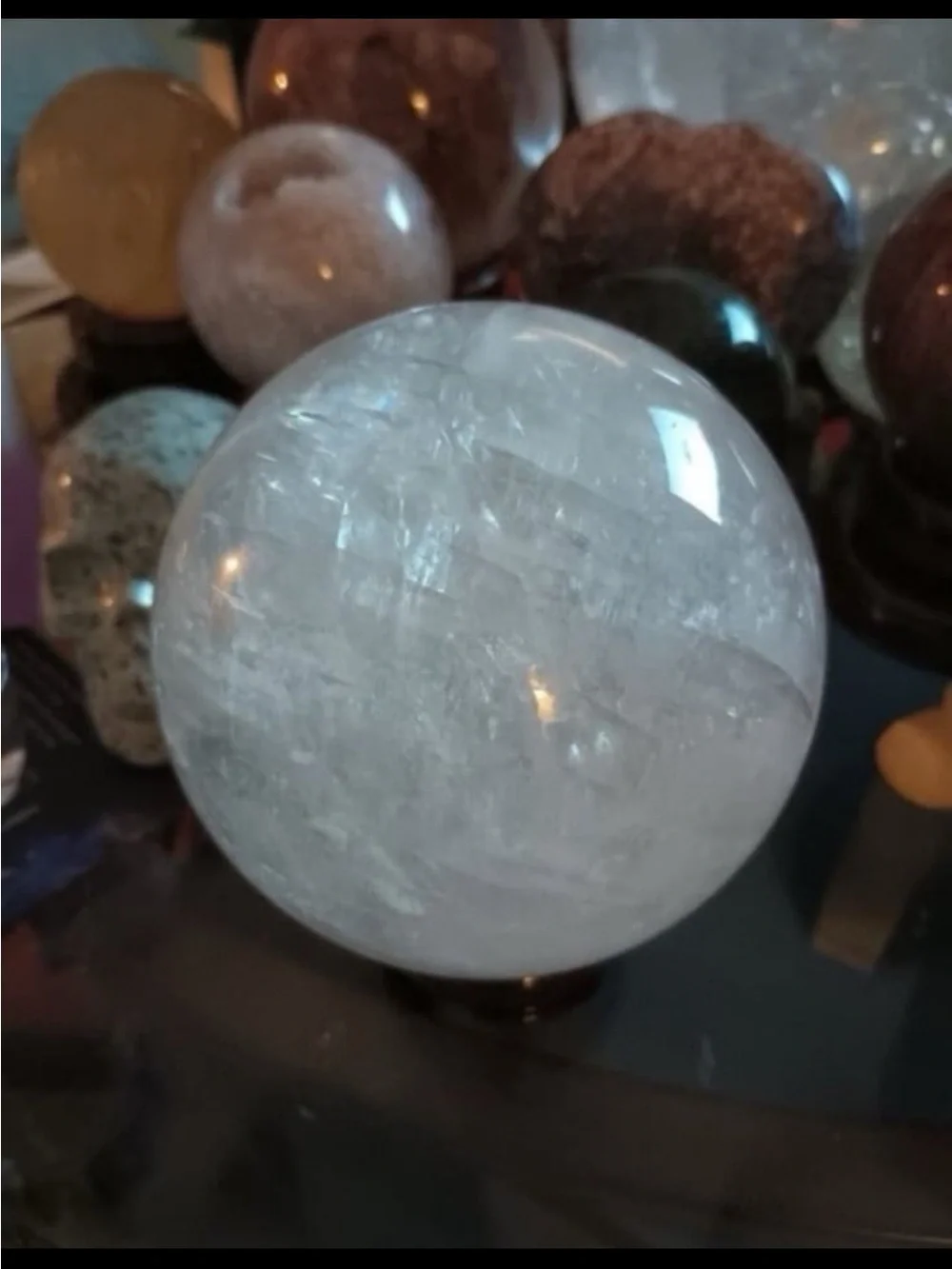 Optical Calcite Sphere - 4lbs